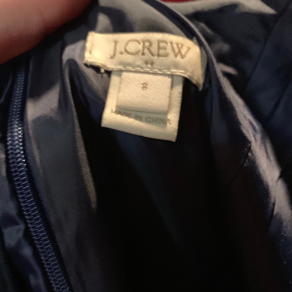 J Crew Gold Floral Jacquard Dress - Picture 3 of 5